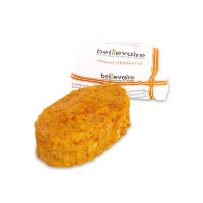 Beurre artisanal au piment d'Espelette, Beillevaire (125 g)