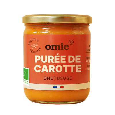 Purée de carottes des Charentes, Omie (380 g)