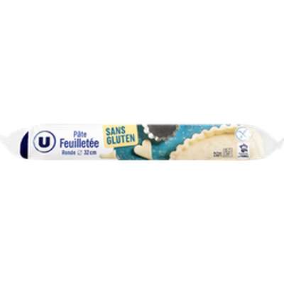 Pâte feuilletée ronde sans gluten, U (280 g)