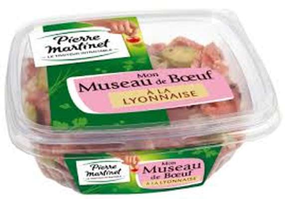 Museau de boeuf à la lyonnaise, Pierre Martinet (300 g)