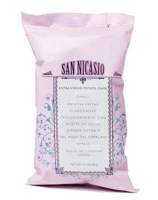 Chips de luxe à l'huile d'olive vierge extra et au sel rose, San Nicasio (40 g)