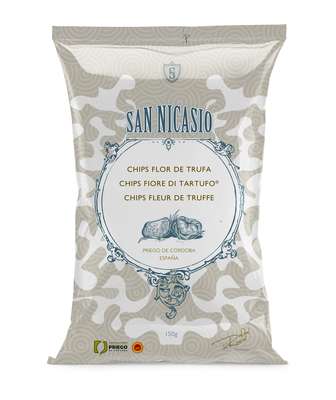 Chips de luxe à l'huile d'olive vierge extra et à la fleur de truffe, San Nicasio (150 g)