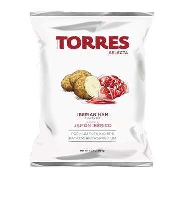 Chips saveur jambon ibérique, Torres (150 g)