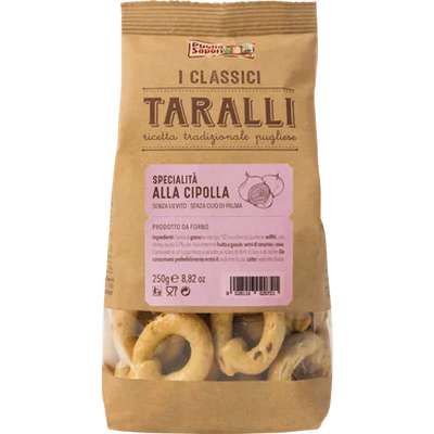 Taralli aux oignons, Sapori (250 g)