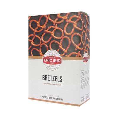 Bretzels aux cristaux de sel, Eric Bur (100 g)