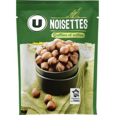 Noisettes grillées salées, U (100 g)