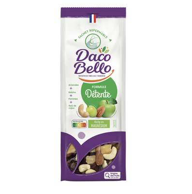 Formule détente mélange de fruits secs et graines, Daco Bello (200 g)