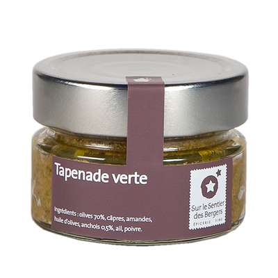 Tapenade verte, Sur le sentier des bergers (90 g)