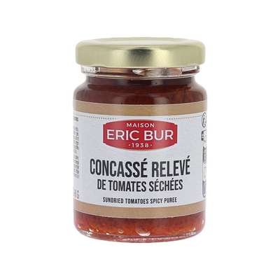 Concassé de tomate sechée relevé, Eric Bur (90 g)