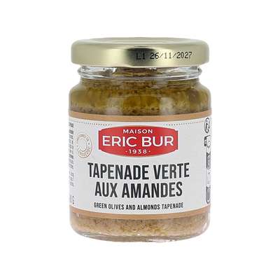 Tapenade verte aux amandes, Eric Bur (90 g)