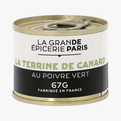 Terrine de canard au poivre vert, La Grande Epicerie de Paris (67 g)