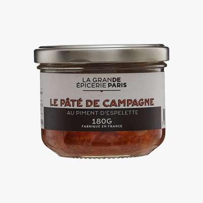 Pâté de campagne au piment d'Espelette, La Grande Epicerie de Paris (180 g)