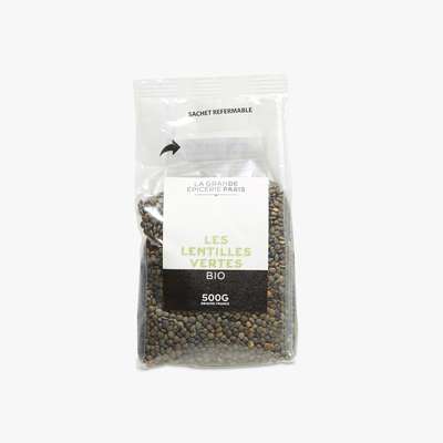 Lentilles vertes BIO, La Grande Epicerie de Paris (500 g)