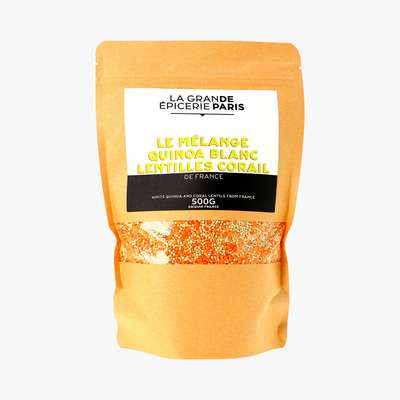 Mélange quinoa blanc et lentille corail, La Grande Epicerie de Paris (500 g)