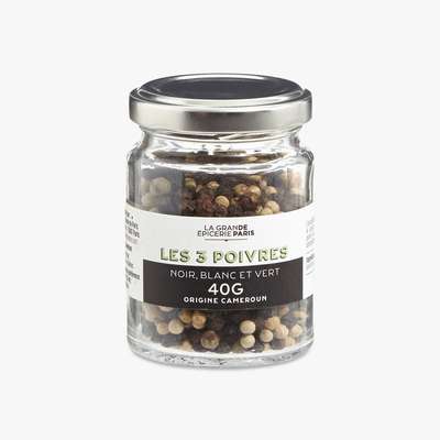 Mélange 3 poivres (blanc, noir et vert), La Grande Epicerie de Paris (40 g)
