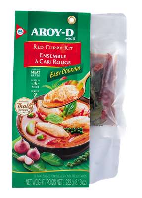 Kit coco et curry rouge, Aroy-D (232 g)