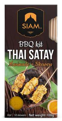 Kit BBQ de brochettes Satay, Siam (100 g)