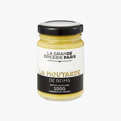 Moutarde de Reims au vin blanc et vinaigre de vin, La Grande Epicerie de Paris (100 g)