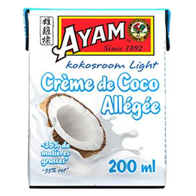 Crème de coco allégée, AYAM (20 cl)