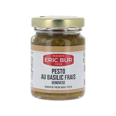 Pesto au basilic frais Genovese AOP, Eric Bur (90 g)