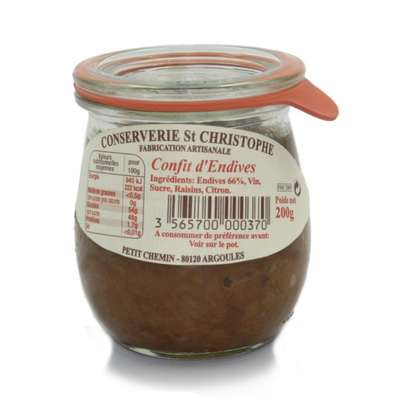 Confit d'endives, Conserverie Saint Christophe (200 g)