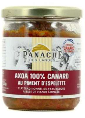 Axoa de canard en bocal, Panache des Landes (350 g)