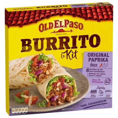 Kit pour Burritos original Paprika, Old El Paso (510 g)