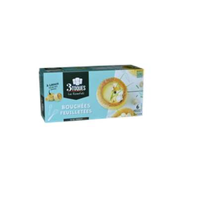Bouchées prête à garnir, Les 3 Toques (x 6, 150 g)