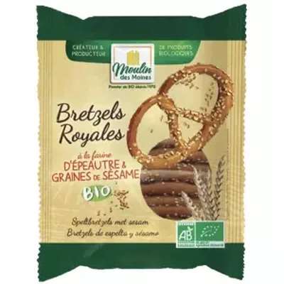 Bretzels royales d'épeautre au sésame BIO, Celiane (125 g)