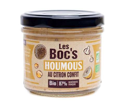Houmous au citron confit BIO, Les Boc's (110 g)