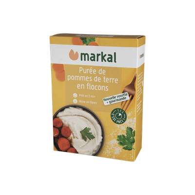 Flocons pomme de terre spécial purée BIO, Markal (2 x 125 g)