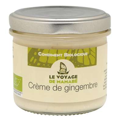 Crème de gingembre BIO, Le Voyage de Mamabé (100 g)