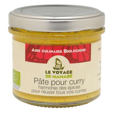 Pâte pour curry BIO, Le Voyage de Mamabé (105 g)