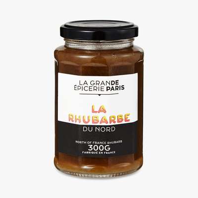 Confiture de rhubarbe du Nord, La Grande Epicerie de Paris (300 g)