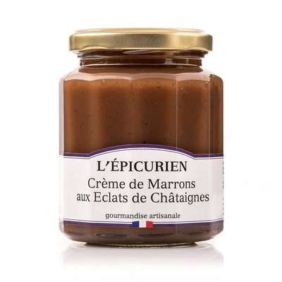 Crème de marrons aux éclats de châtaignes , L'Epicurien (330 g)