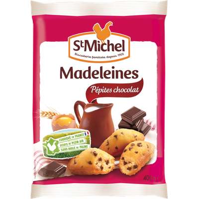 Madeleine aux pépites de chocolat, St Michel (400 g)