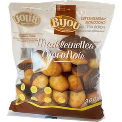 Madeleinettes chocolat noir, Bijou (300 g)