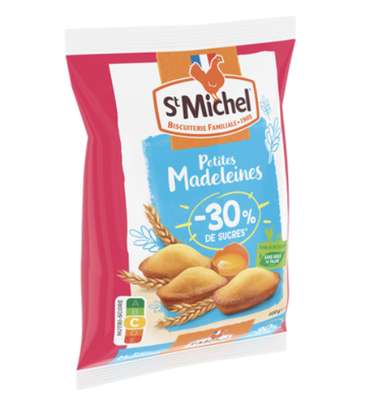 Madeleine -30% de sucres, St Michel (400 g)