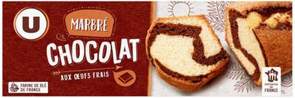 Gâteau marbré chocolat, U (300 g)