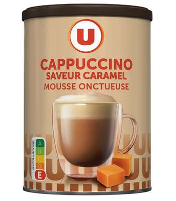Préparation pour cappuccino au caramel soluble, U (250 g)
