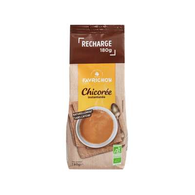Recharge chicorée sans sucres ajoutés sans caféine sans blé BIO, Favrichon (180 g)