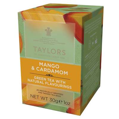Thé vert mangue et cardamome, Taylors of Harrogate (30 g)