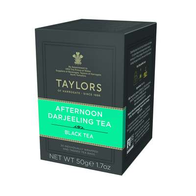 Thé afternoon Darjeeling, Taylors of Harrogate (x 20 sachets, 50 g)