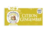 Infusion Citron Gingembre, Les 2 Marmottes x 30 sachets (48 g)