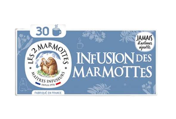 Infusion des Marmottes, Les 2 Marmottes x 30 sachets (46 g)