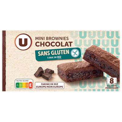 Brownies chocolat sans gluten, U (240 g)
