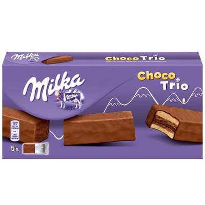Choco Trio, Milka (x 6, 180 g)