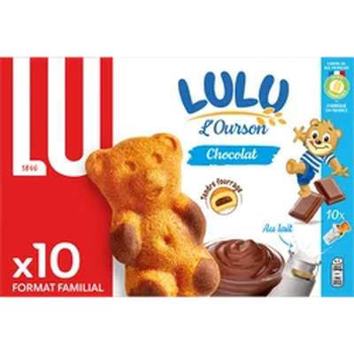 Lulu L'ourson au chocolat, Lu (x 10, 300 g)