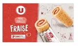 Mini roulés Fraise, U (x 6, 150 g)