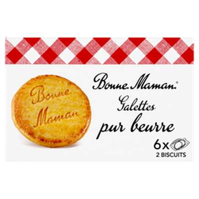 Galettes au beurre, Bonne Maman (x 6, 170 g)